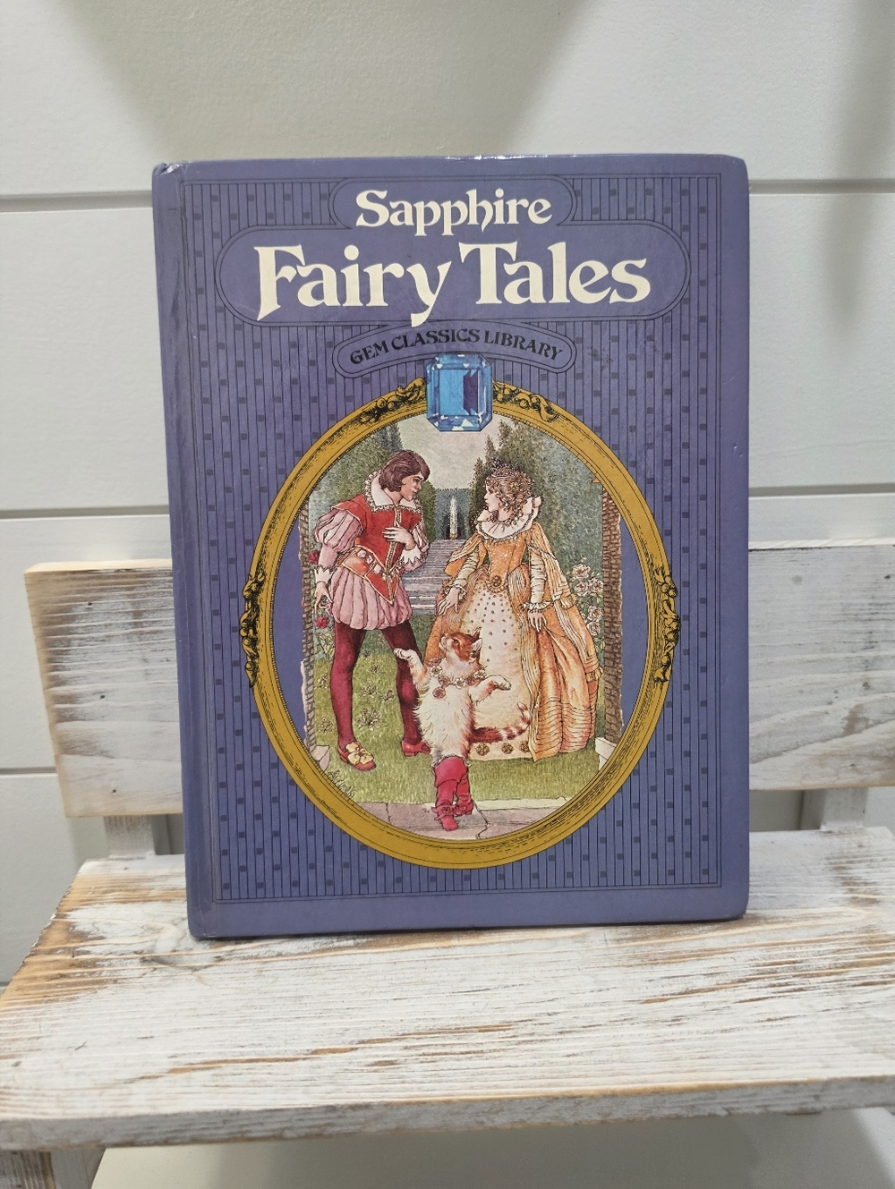 Vintage Sapphire Fairytale Book